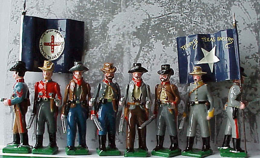 Boxed SAE 30mm Confederate Regiment CIVIL WAR #1062 MINT Lead Toy Soldier Set 